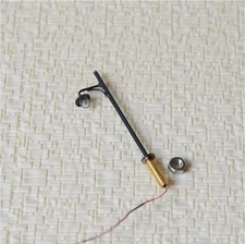 10 x HO scale model train street lights LED lamppost path lamp w resistor #T0513
