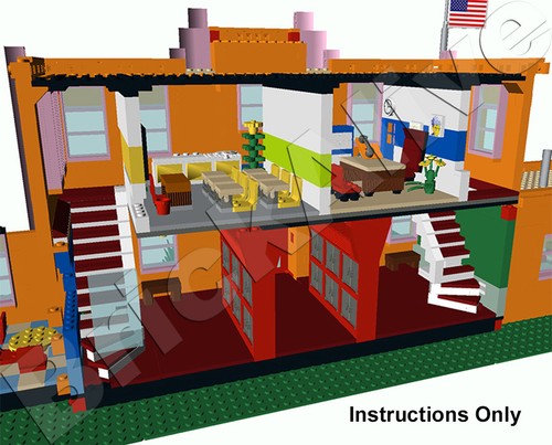 LEGO Simpson Springfield Elementary School - NO BRICK - INSTRUCTION PDF ONLY -CD - 第 3/4 張圖片