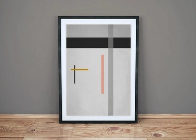 Crossed Lines No.1 - Geometric Abstract Art Print