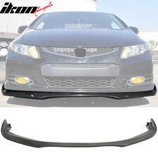 Fits 2012-2013 Honda Civic 2Dr Coupe CS Style Front Bumper Lip PU - Polyurethane