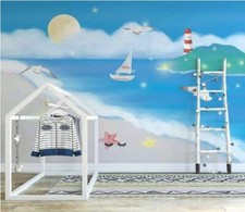 3D Beach Starfish U1392 Wallpaper Wall Murals Wall Paper Wall Print Mural Romy