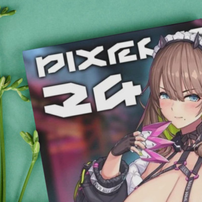 Pixel Philia 24 Nidy 2D Original Art Book 4HANDS A4/36P Doujinshi C105