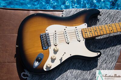 1993 Fender ST57-70 '57 Stratocaster Reissue Natural Light Relic