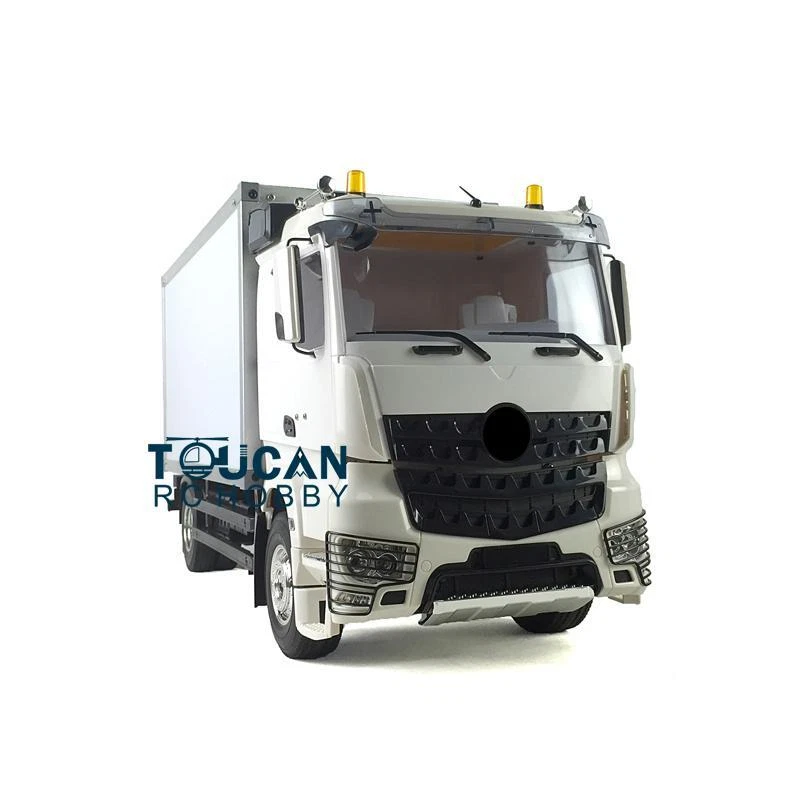 1/14 RC 2Axles Low Top Delivery Truck KIT Container DIY Tractor Car Model Motor - Image 4 of 4