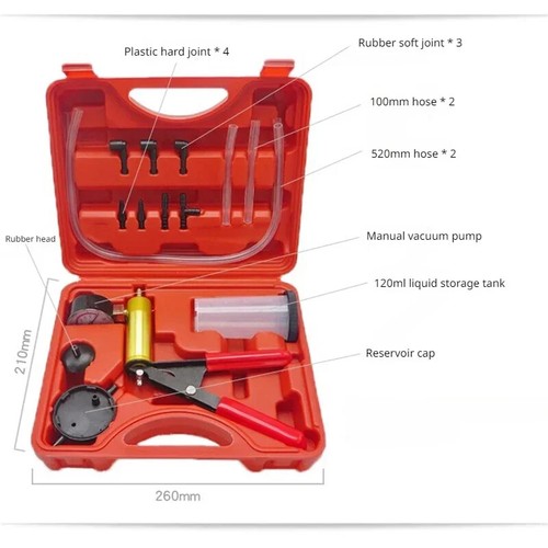 Manual Air Pump, Vacuum Pump, Automotive Suction Gun, Dual-purpose Brake Pump - Picture 3 of 14
