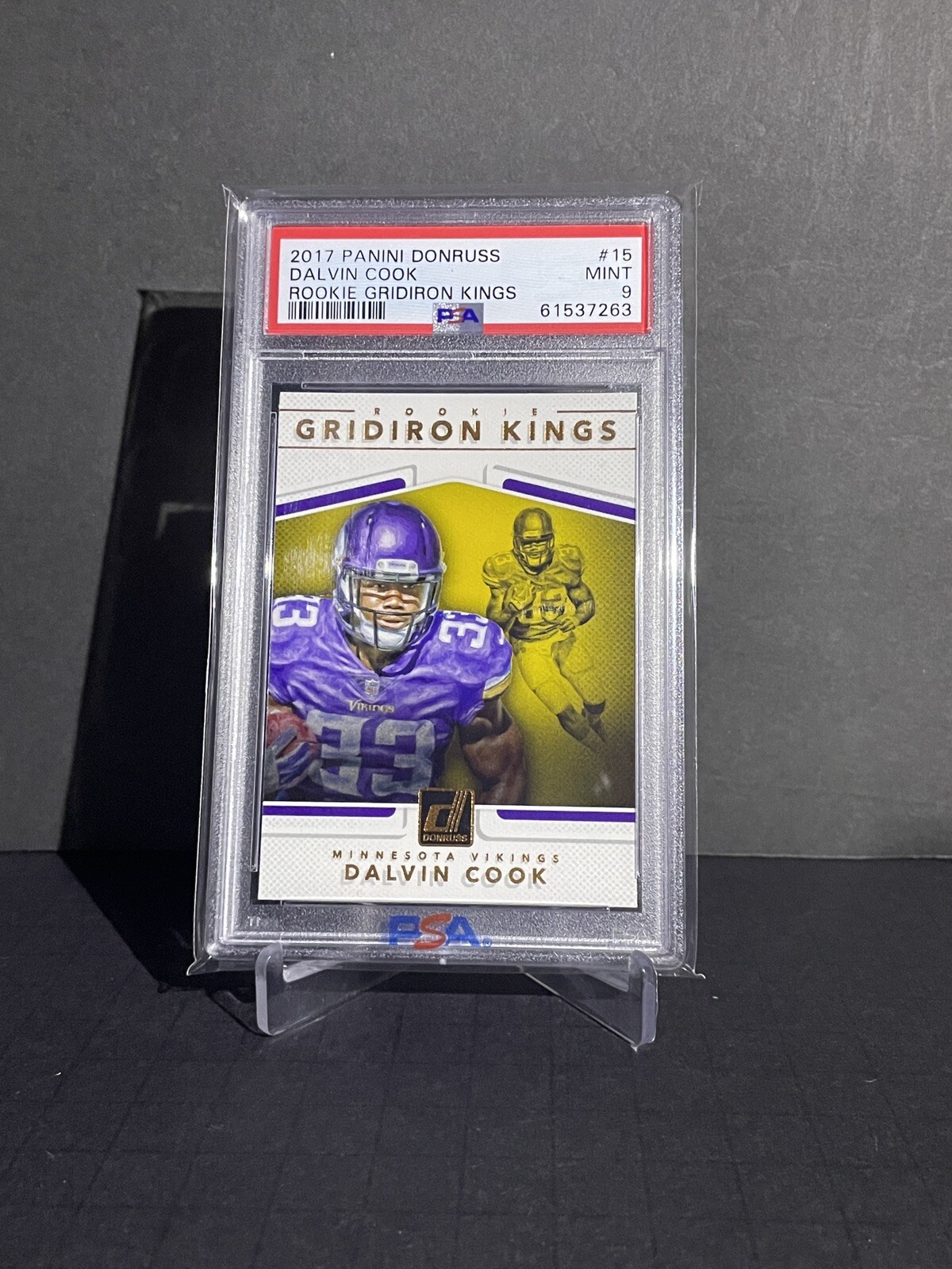 Dalvin Cook Panini Donruss Rookie Gridiron Kings #15 Base