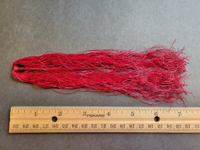 Hank Small DARK BLOOD RED Round Rubber  BUG FLY LEGS Fly Tying & SALTWATER