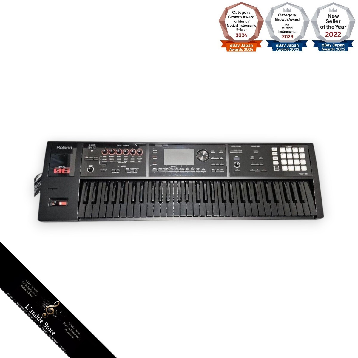 j*o様 Roland FA-06B Roland FA-06B 61-key Music Workstation Keyboard Synthesizer