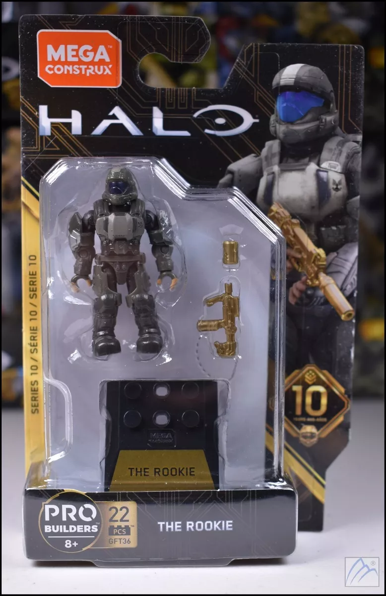 HALO HEROES SERIES 10 MEGA BLOKS CONSTRUX UNSC ODST THE ROOKIE MINIFIGURE  GFT36