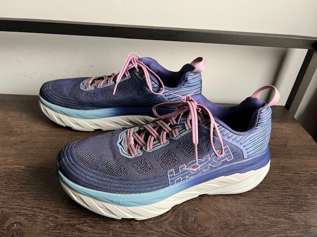 Hoka One One Pink and Blue Slip-Ons HOKA RINCON 4 FROST/PINK TWILIGHT - WOMENS - Lamey Wellehan  main image 3
