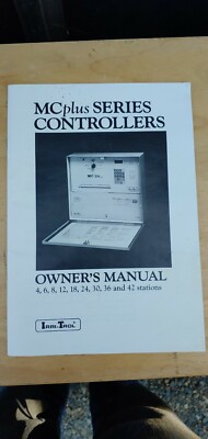 Irritrol MC Plus Series Irrigation Control Manual 4 6 8 12 18 24 30 36 42 Used