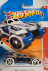 2011 Hot Wheels #197 Thrill Racers-Ice 5/6 RD-04 Chrome/Dark Blue w/White Wheels