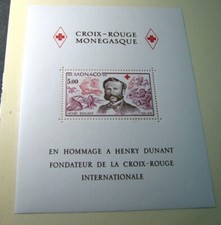 Souvenir Sheets Foreign Monaco Scott# 1137 Henri Dunant MNH 1978 H120 