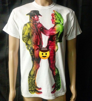Gay cowboys rainbow oversized design 