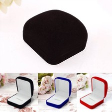 Square Velvet Jewelry Earring Ring Display Storage Organizer Gift Box Case Strik