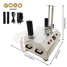 Automatic Counting Label Rewinder Label Rewinding Machine Speed Control 110V