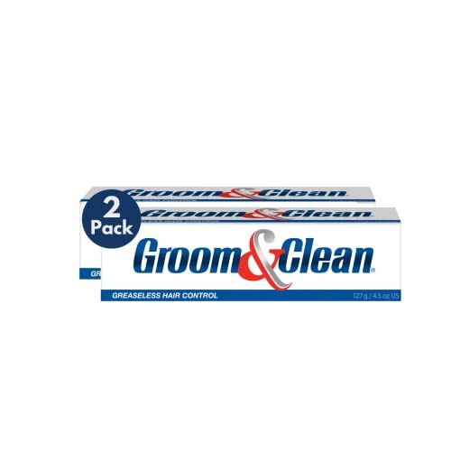 Groom & Clean Hair Styling Product - Men's Grooming Cream - Hair Styling Crea...