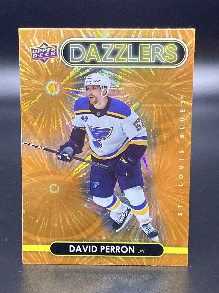 2021-22 Upper Deck Series 1 Orange Dazzlers David Perron #DZ-38 | eBay