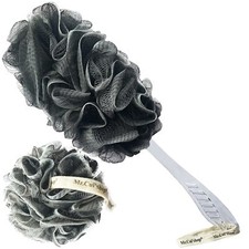 2 Pcs/set Charcoal Exfoliating Loofah Bath Back Brush On A Stick Long Handle Wit