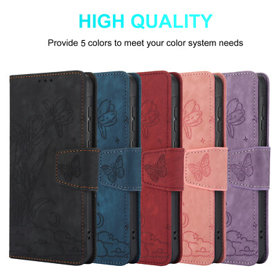 Card Slot Wallet Phone Case With Strap For Xiaomi Redmi Poco M5S 12C 11A A1 A2