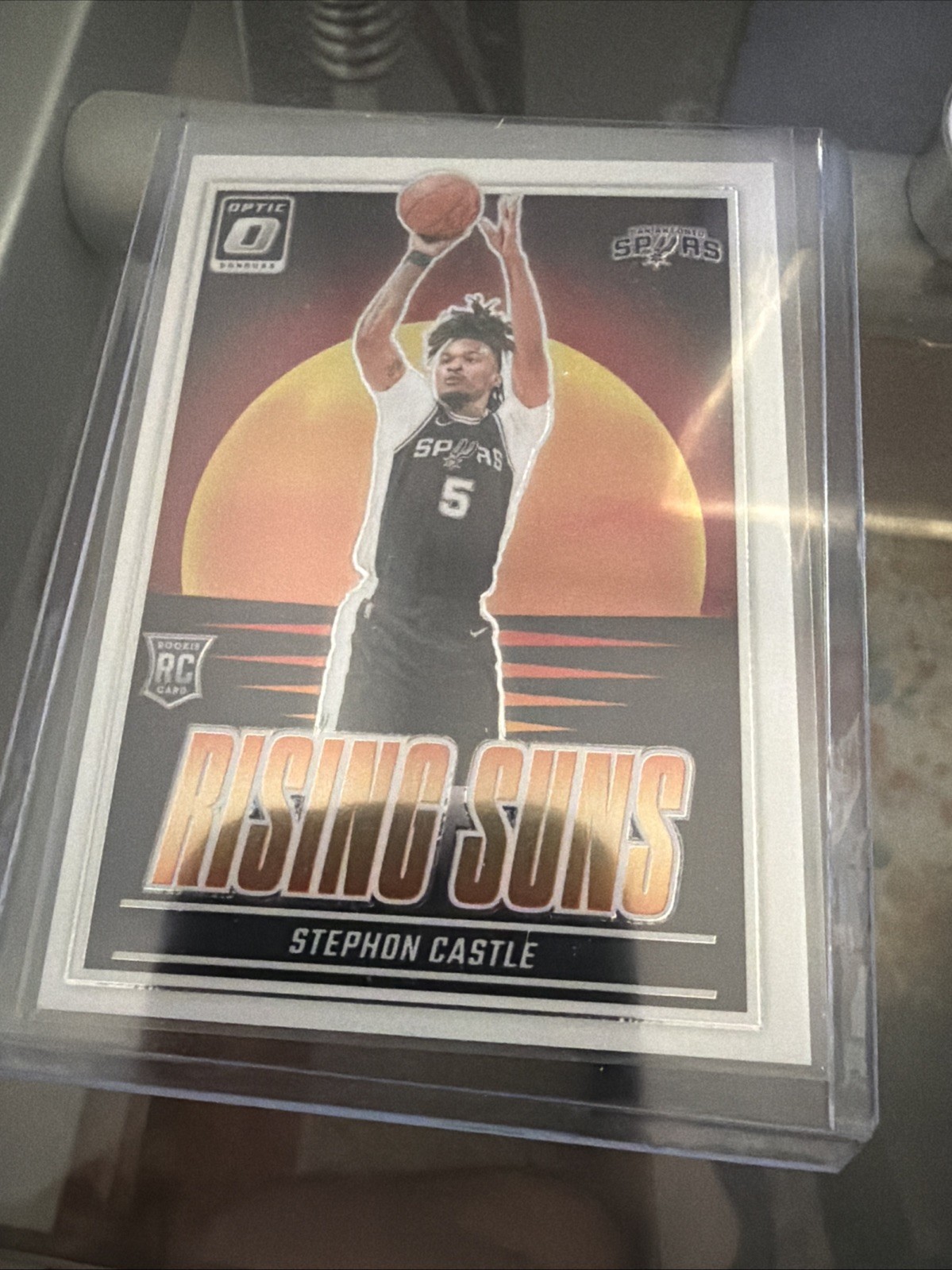 2024-25 Panini Donruss Optic - Rising Suns Stephon Castle #6 (RC)