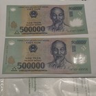 Vietnam 500,000 Dong (x2=1,000,000) Brand New, Crisp And uncirculated