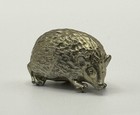 Vintage Metal Hedgehog Figurine – 1977 Date Marked Collectible