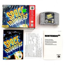 Space Invaders (Nintendo 64, 1999) Authentic Complete CIB Pristine Cart Tested