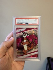 2025 Topps Chrome Disney 1/1 Padparadscha Tigger PSA 9 Mint Sapphire