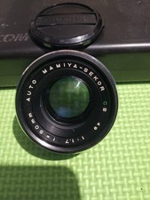 Auto Mamiya/Sekor CS 50mm 1:1.7  bayonet Mount Lens with front and rear caps. 