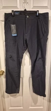 Kuhl Klash Nylon Softshell Pants Gotham Black Charcoal Gray Men's 40x32 