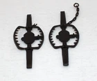 Marx Johnny West 2 - Bear Traps, 1 is missing the chain, #177 Parts restore