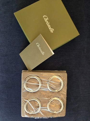 Silver Plate Napkin Rings by Christolfe - Andre Putman Design