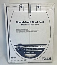 Kohler Layne Quiet-Close Round Toilet Seat Antimicrobial White REC35828-A-0 NEW