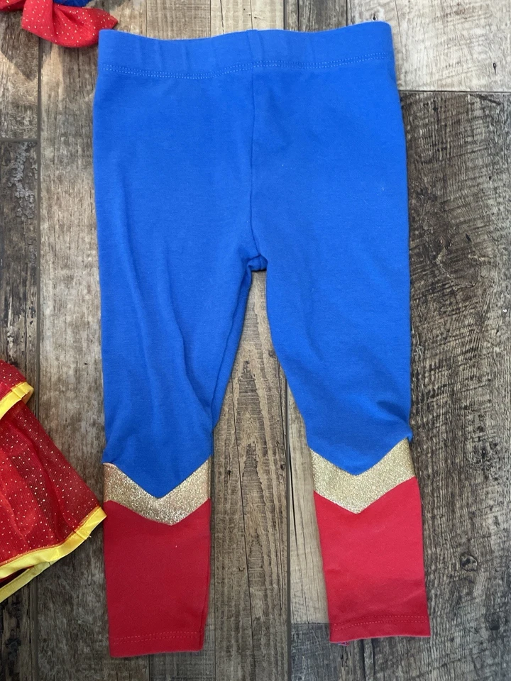 DC Comics Supergirl Bebé Niña Conjunto de Disfraz 18-24M Vestido Leggings Diadema Foto 4 de 4