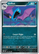 Golbat 050/086 Reverse Holo Common Chaos Rising Pokemon Near Mint