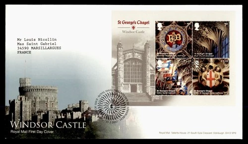 DR WHO 2017 GB FDC WINDSOR CASTLE S/S M77352