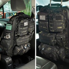 Tactical Car Seat Back Organizer,Tactical Molle multicolored