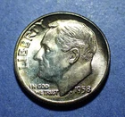 1958 Roosevelt Dime  Ch. BU