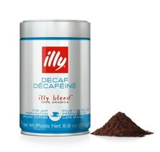 Illy Blend DECAF Ground Coffee Classic Roast,...
