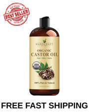 Organic Castor Oil 16oz 100 Pure Natural Hair Skin Lashes Hexane Free
