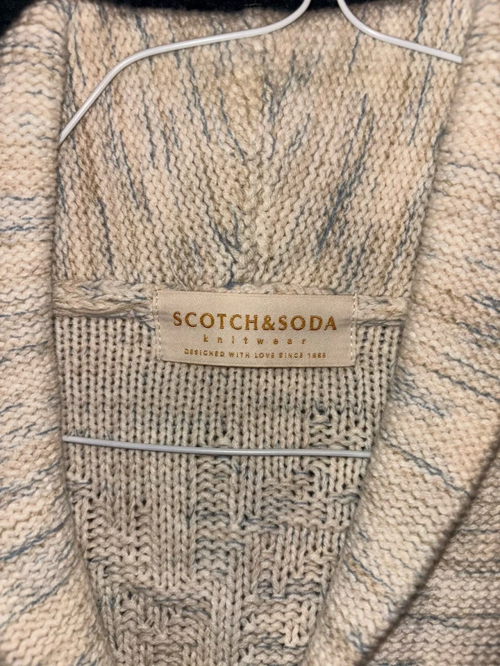 Cárdigan de gran tamaño con puntada texturizada Scotch & Soda - Para hombre M Foto 3 de 4