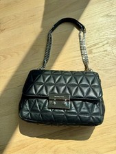 Michael Kors Black Quilted Shoulder Bag with ...