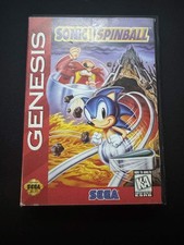 Sonic The Hedgehog Spinball / Pinball SEGA Genesis CIB Complete In Box Tested 