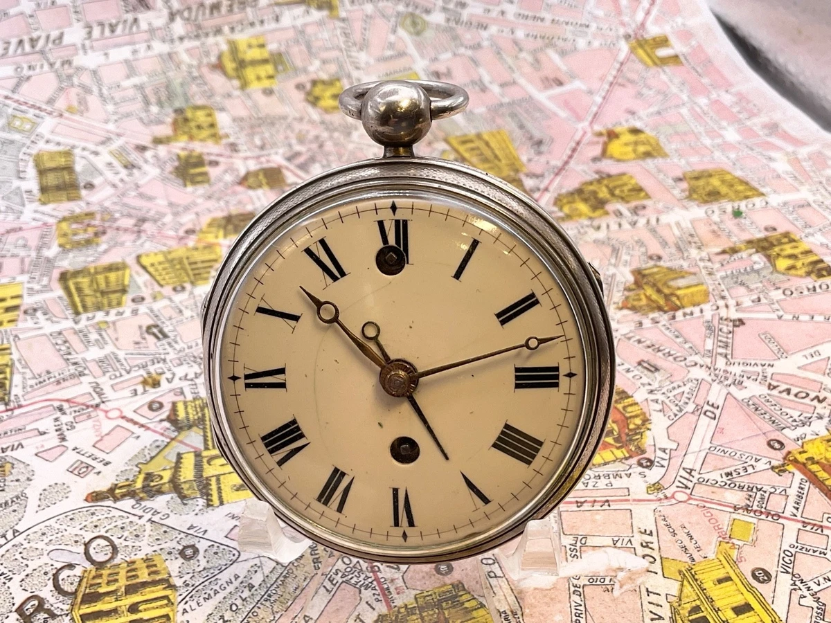 Verga Sintonizador OROLOGIO Bolsillo Argento Francia 1820