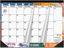 Magnetic Calendar 2025-2026 for Fridge, 17x12 Inches, Large, Schedule Planner...
