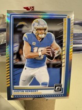 Justin Herbert 2025 Panini Donruss Optic Holo Prizm #109 Chargers NFL