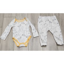 Disney Baby The Lion King Simba Long Sleeve Bodysuit Pants Outfit Set 24M