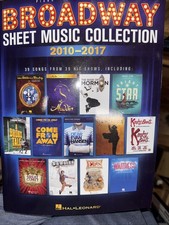 Broadway Sheet Music Collection 2010-2017 Piano/Vocal/Guitar Songbook 39...