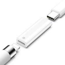 Adattatore Caricatore USB C per Apple Pencil 1A Generazione, Connettore Da Light
